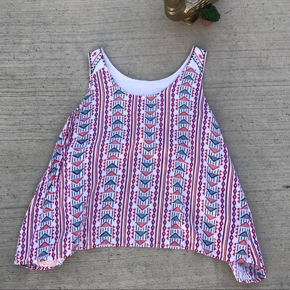 Red Camel Tops - 2/$15 - Red Camel Embroid. Beaded Tulip Back Tank